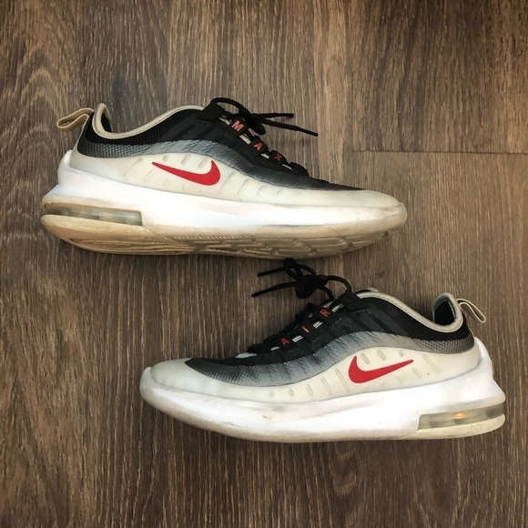 Nike Air Max Axis Black/White/Red Sneakers - Picture 6 of 8